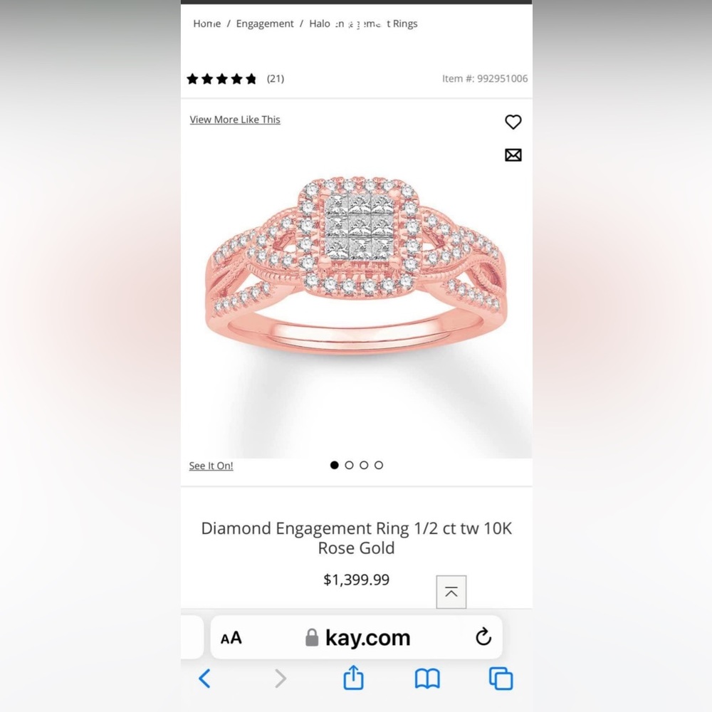 Kay Jewelry Engagement Ring
